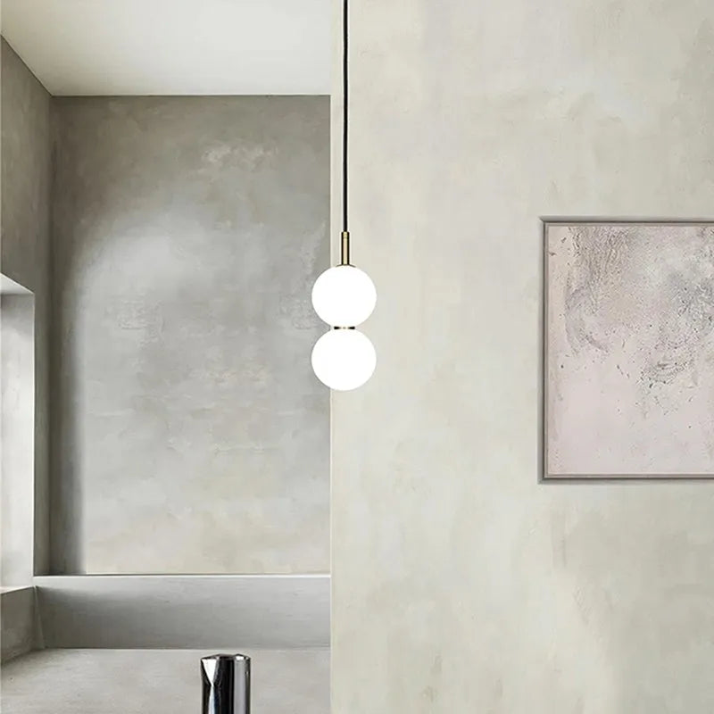 suspension en verre design pour décoration moderne et élégante - vue 3 sur 15