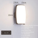 Modern waterproof outdoor aluminium wall light for garden and balcony