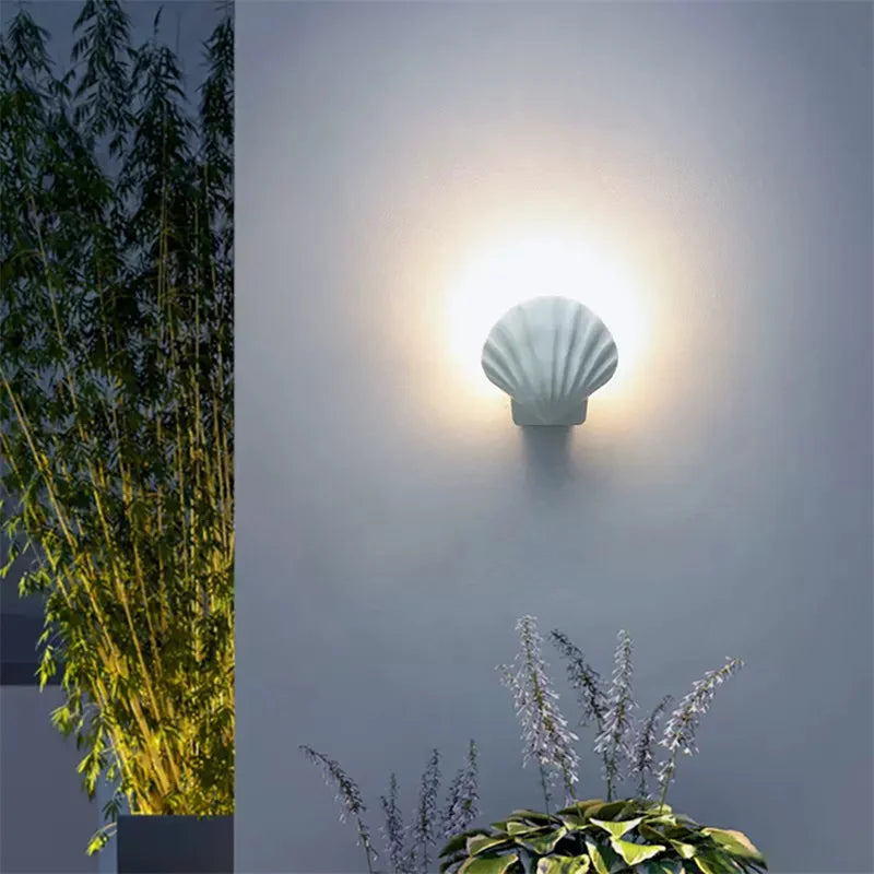 Modern waterproof LED wall light for outdoor garden