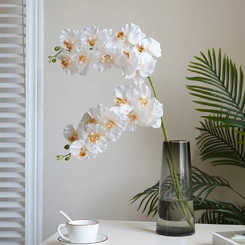 Luxury artificial orchid branch for decoration and gift