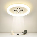 lampe de salon nordique led ronde simple et moderne