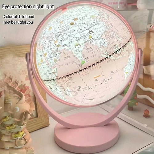 smart desk lamp with globe creative gift for kids - vue 2 sur 14