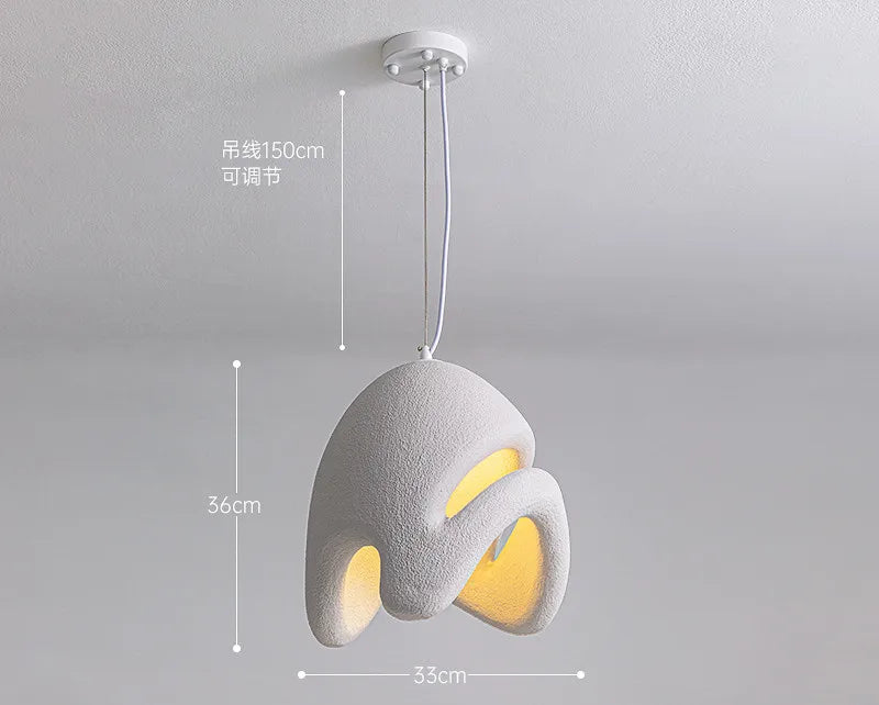 Modern nordic wabi sabi art pendant lamp creative lighting decor
