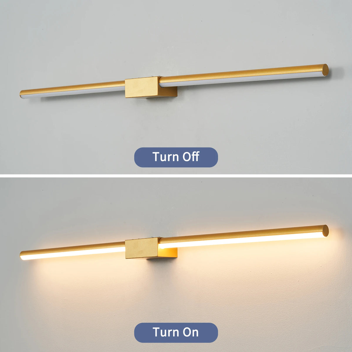 Acrylic wall light modern lighting for mirror and vanity
