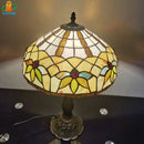 Tiffany style designer table lamp for reading and eye protection