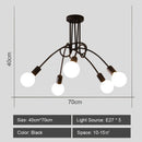 Modern sputnik chandelier industrial style for elegant interiors