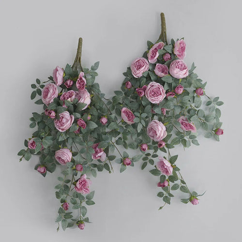 Artificial hanging flowers for outdoor and indoor decoration - vue 2 sur 12