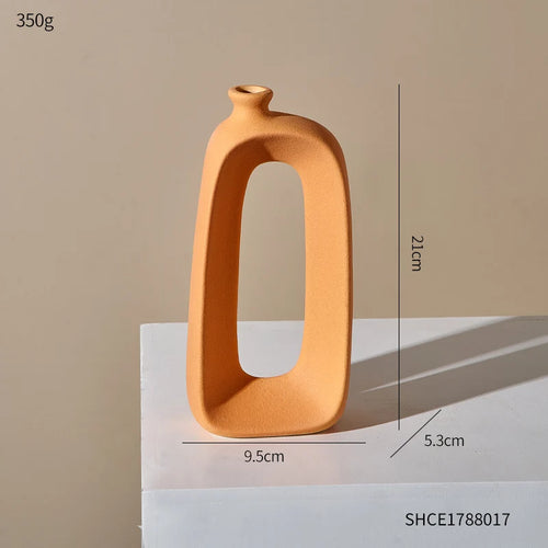 modern ceramic vase for indoor and outdoor decoration - vue 13 sur 13
