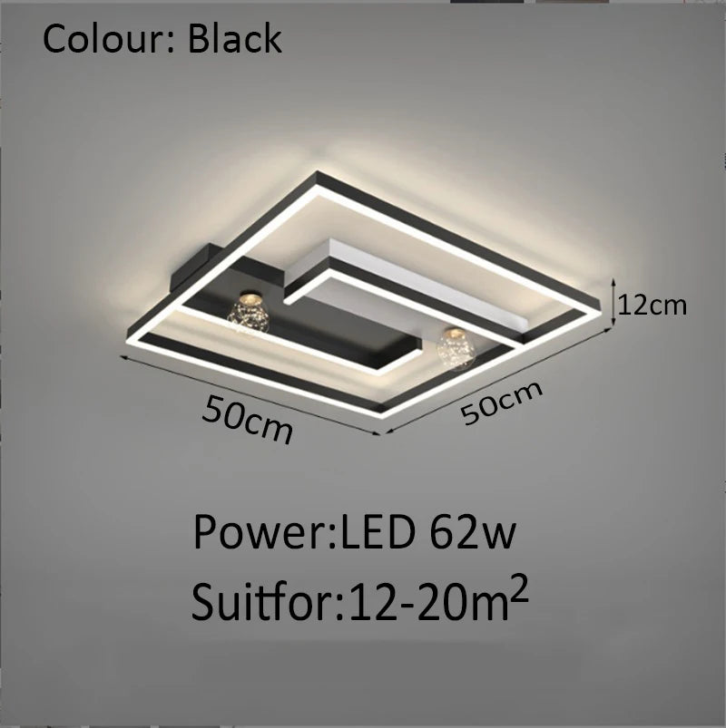 Creative European style LED ceiling light with Alexa for interior decor