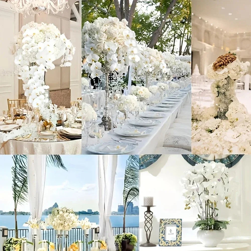 Artificial orchid flower branches for decoration and events - vue 3 sur 11