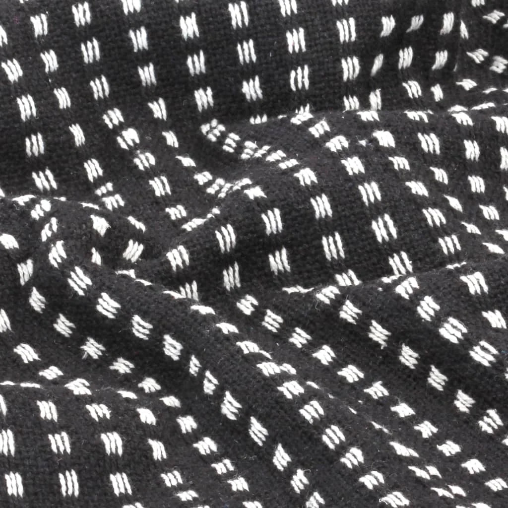 Plaid coton chevrons doux confortable pour salon chambre - vue 4 sur 17
