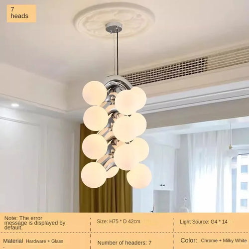 Creative minimalist retro chandelier for modern decor - vue 15 sur 14