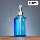 portable glass liquid soap dispenser for bathroom