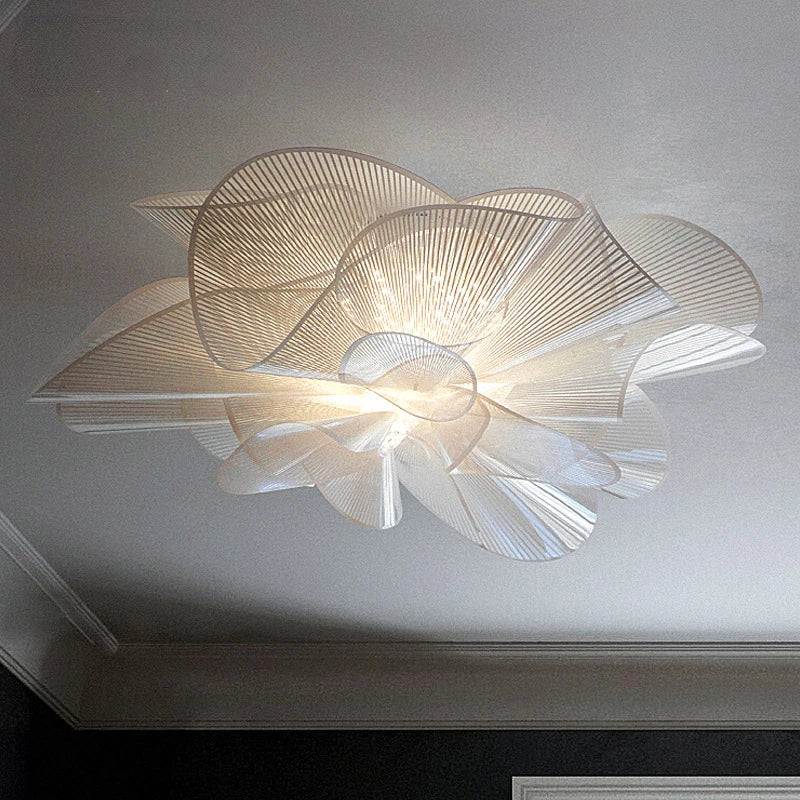 Black PVC LED ceiling light for bedroom