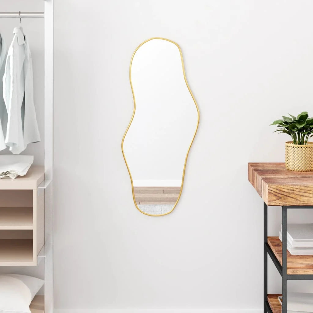 elegant gold design wall mirror for interior decoration