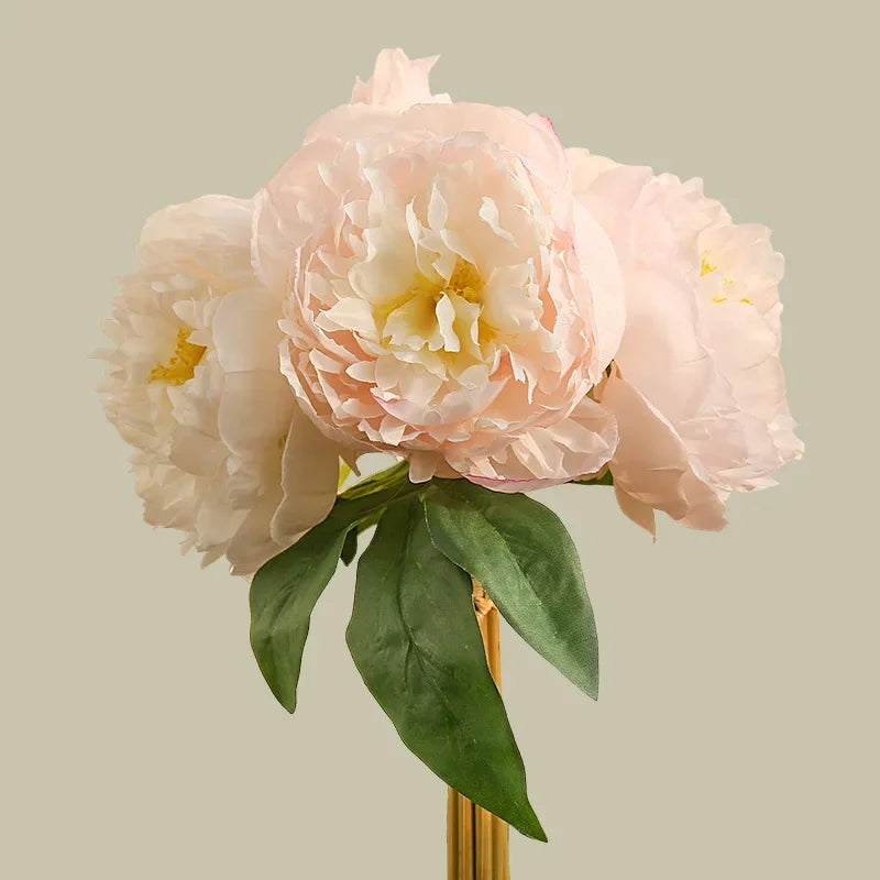 Silk peony bouquet for elegant interior decoration - vue 7 sur 7