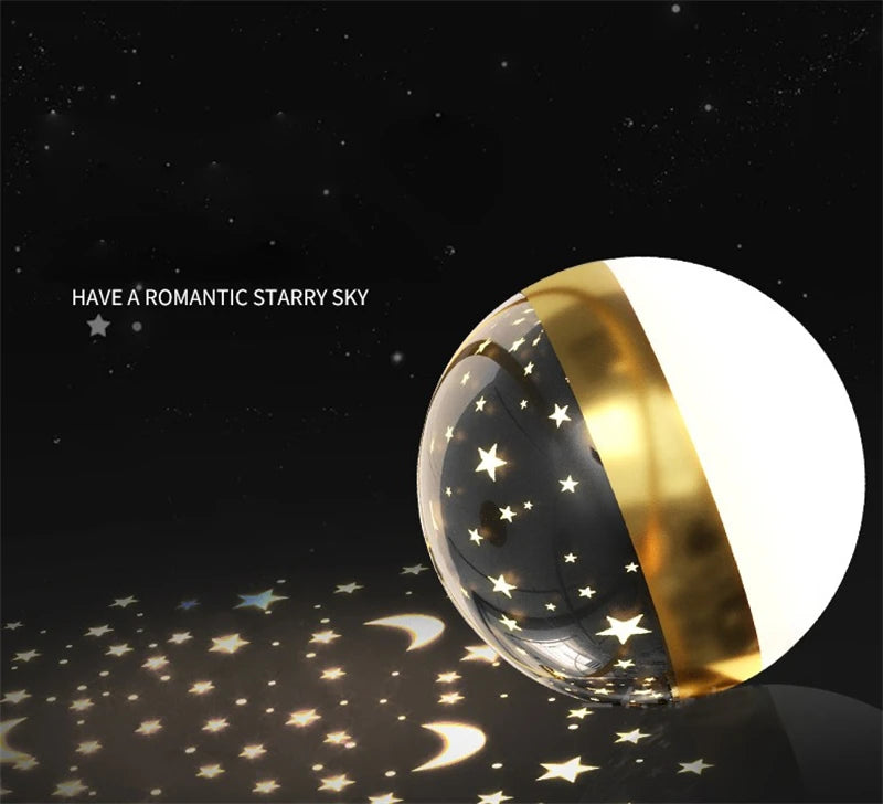 Romantic LED chandelier starry sky projector with remote control