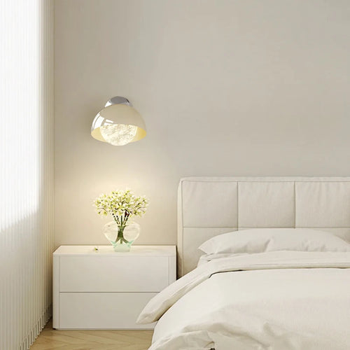 Modern 3D flower LED wall light - vue 6 sur 8