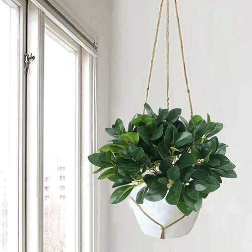 Artificial eucalyptus shrub decorative branches for garden and weddings - vue 7 sur 8