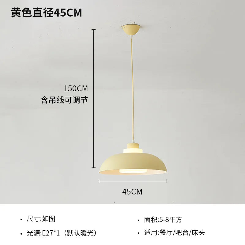 Modern nordic LED creative macaron pendant light for indoor use