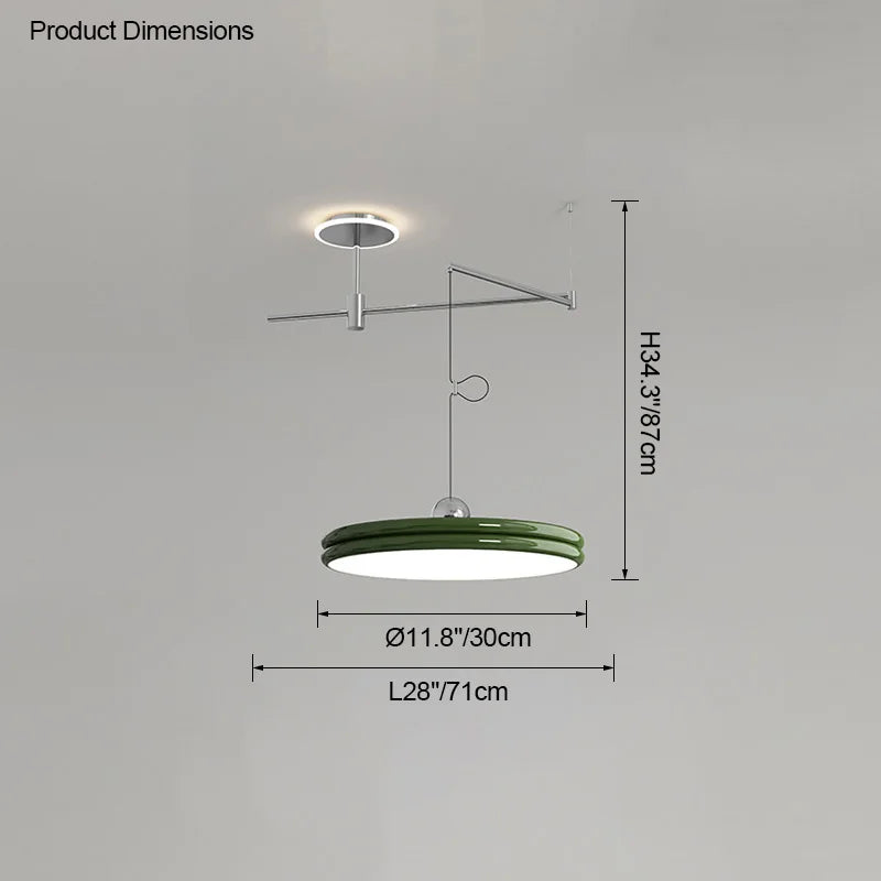 Modern table lamp for reading and dining - vue 24 sur 24