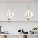Modern pendant light with adjustable metal wire
