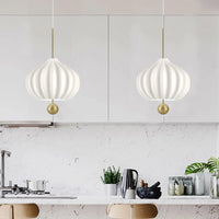 Modern pendant light with adjustable metal wire