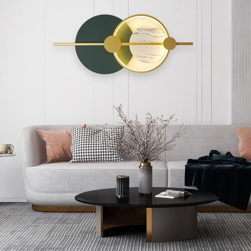 Nordic luxury LED wall light for hotel