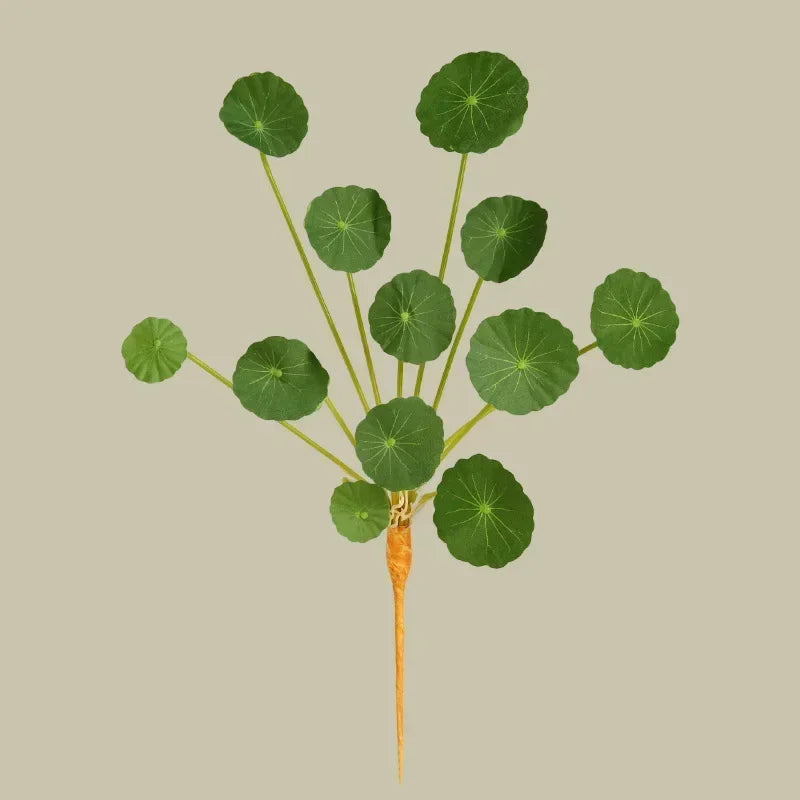 Artificial green lotus leaf plant for indoor and outdoor decoration