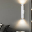 modern aluminum wall light for elegant interior lighting