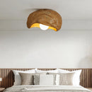 Resin ceiling light Japanese wabi-sabi luminous and silent style