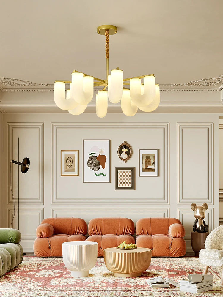 Modern nordic design iron LED pendant light for indoor use