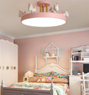 Colourful LED ceiling light for children's room safe decorative lighting