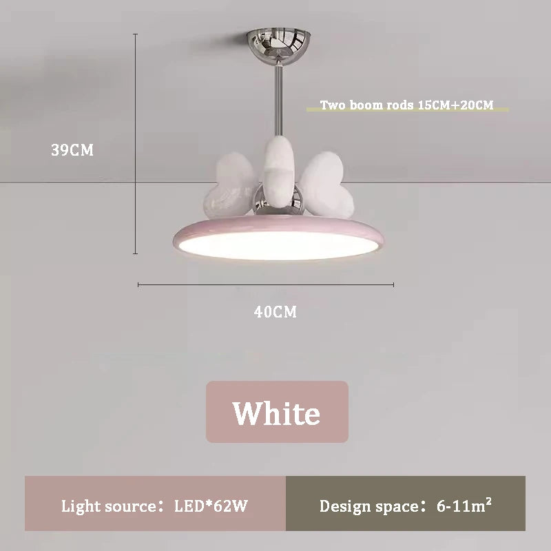 Cute romantic chandelier for children's princess bedroom