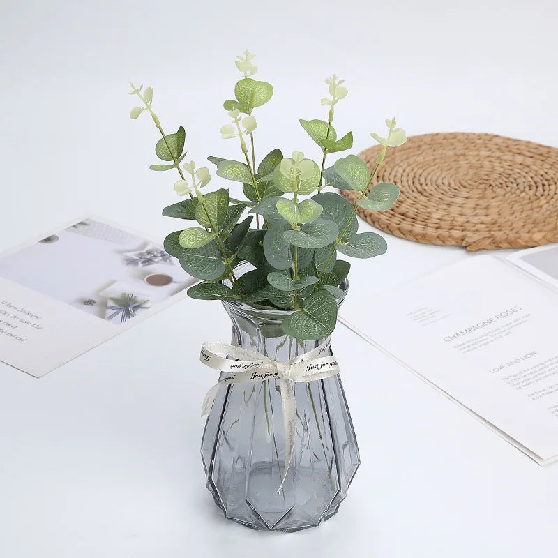 Table decoration eucalyptus branches artificial plants for wedding