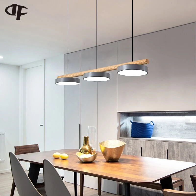 Scandinavian style LED pendant chandelier for bar, restaurant or living room ceiling - factory wholesale