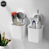 Wall-mounted toothbrush and tumbler holder waterproof practical organiser
