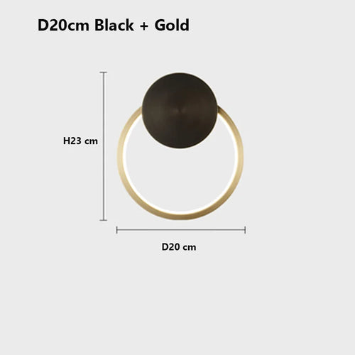 Round copper wall light for a creative luxury atmosphere - vue 16 sur 20