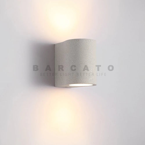 Creative terrazzo cement wall light - vue 2 sur 9