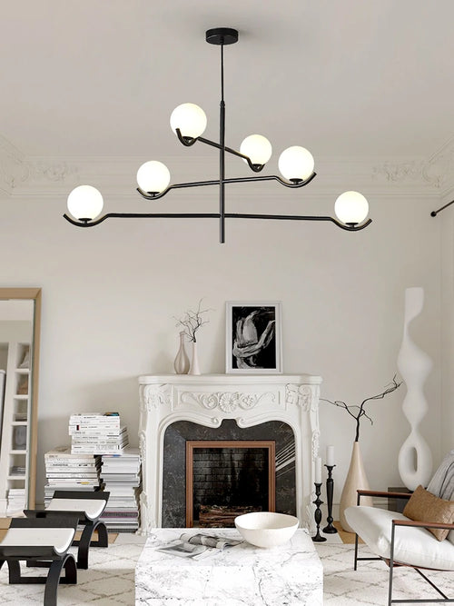 Minimalist postmodern pendant light for elegant and contemporary interiors - vue 4 sur 12