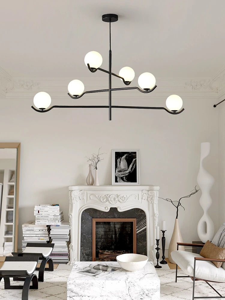 Minimalist postmodern pendant light for elegant and contemporary interiors - vue 3 sur 12