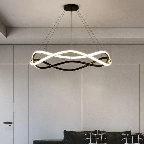 Modern LED pendant light ideal for interior decoration - vue 3 sur 12