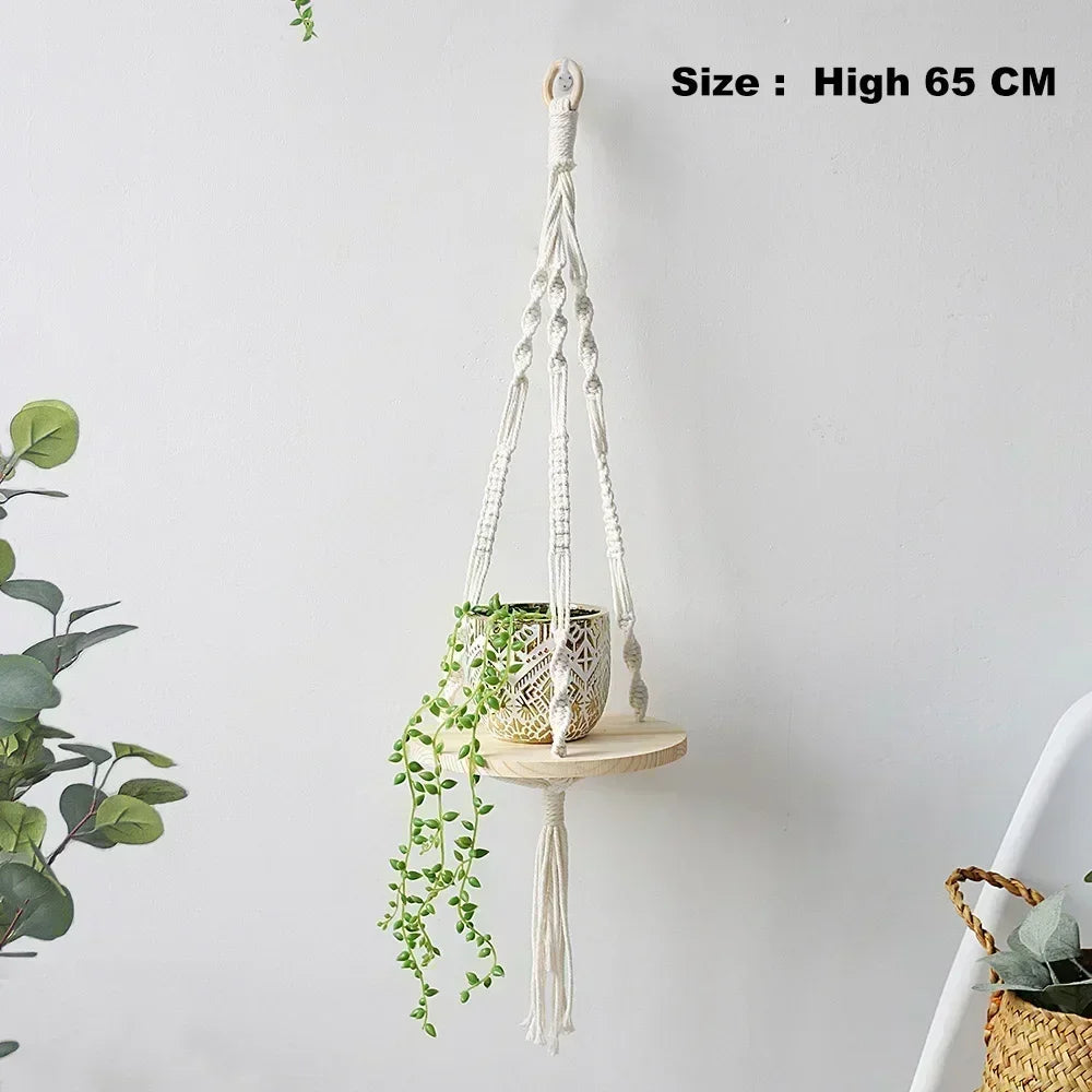 rope and wood wall swing for Nordic decoration - vue 8 sur 13