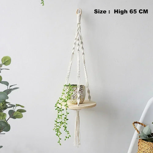 rope and wood wall swing for Nordic decoration - vue 9 sur 13