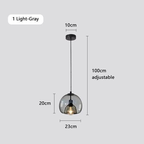 suspension led industrielles à 3 lumières - vue 9 sur 16