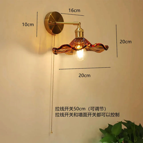 applique murale nordique rétro avec câble loft décoratif - vue 15 sur 22