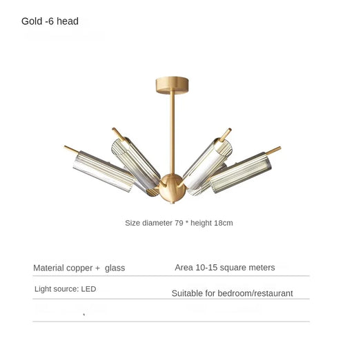 Minimalist copper pendant light for modern decor - vue 12 sur 12