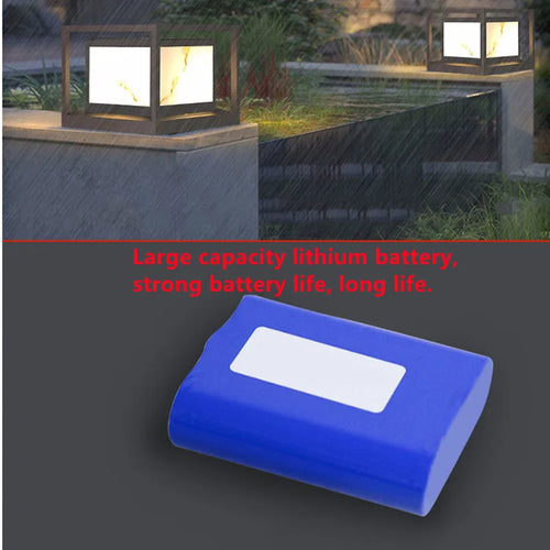 Modern solar LED lamp for luxurious outdoor decoration - vue 5 sur 14