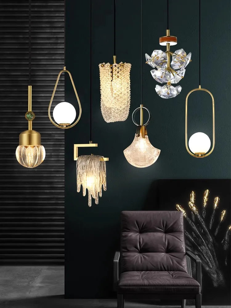 Art Deco crystal pendant light elegant lighting for modern interiors