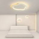 Modern LED ceiling light with creative cloud design for living room, dining room, children's bedroom or balcony